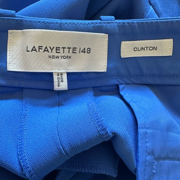 Lafayette 148 New York FINESSE CREPE CLINTON ANKLE PANT Size 8 - Picture 4 of 5